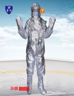 Aluminum foil for fire protection clothes