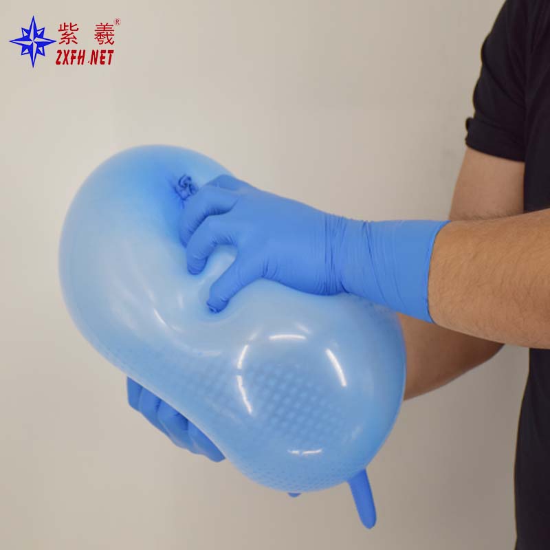 鱼鳞纹丁腈手套